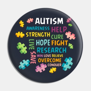 Autism Shirt Autism Awareness Shirt Autism Support Pin