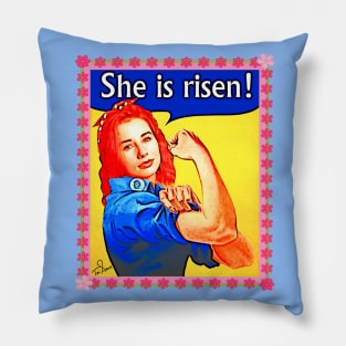 Tori the Riveter Pillow