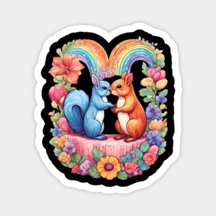 Unconditional Love Squirrel Magnet