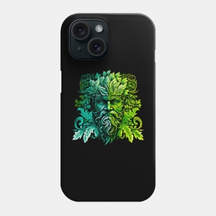 Jack Of The Wood Traditional Pagan Celtic Greenman Phone Case