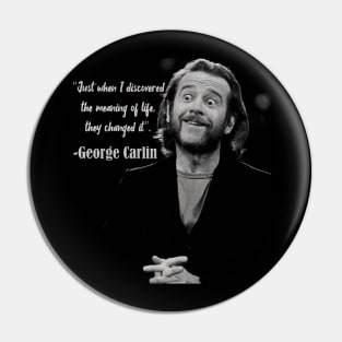 George Carlin Quotes Pin