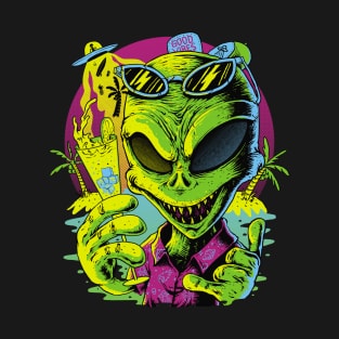 Good Vibes Alien T-Shirt