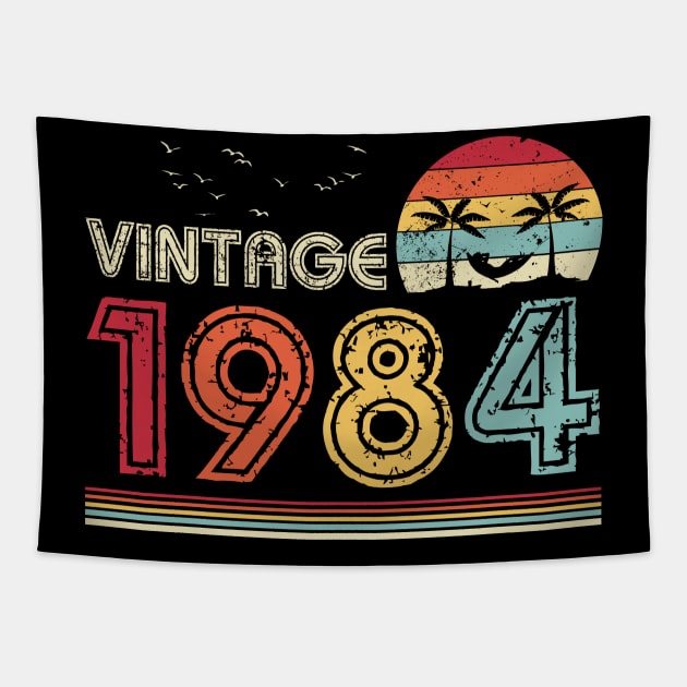 Vintage 1984 Limited Edition 37th Birthday Gift 37 Years Old Tapestry by Penda