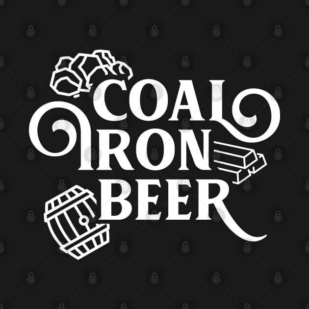 Coal Iron Beer Brass by pixeptional