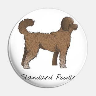 standard Poodle Pin