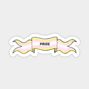 pangender pride banner Magnet