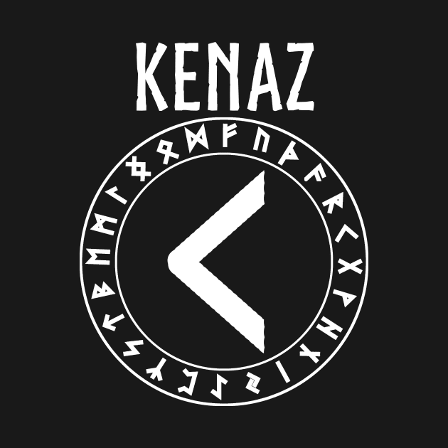 Kenaz Norse Rune of Intellect by AgemaApparel
