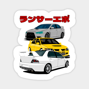 Mitsubishi Lancer Evolution Generation Magnet