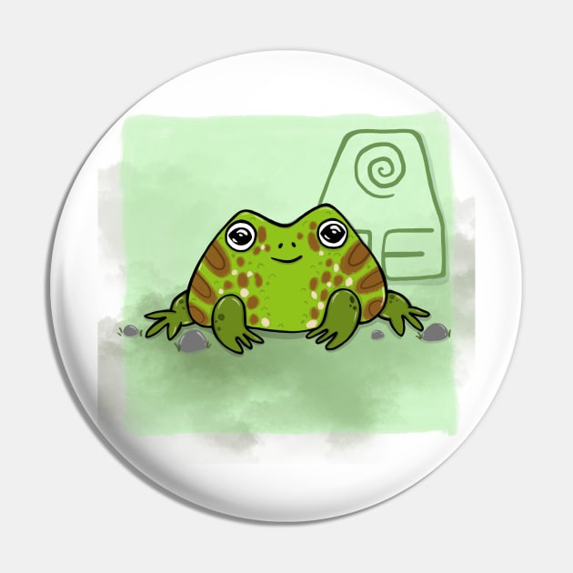 The EARTH TOAD Pin by astonishingemma