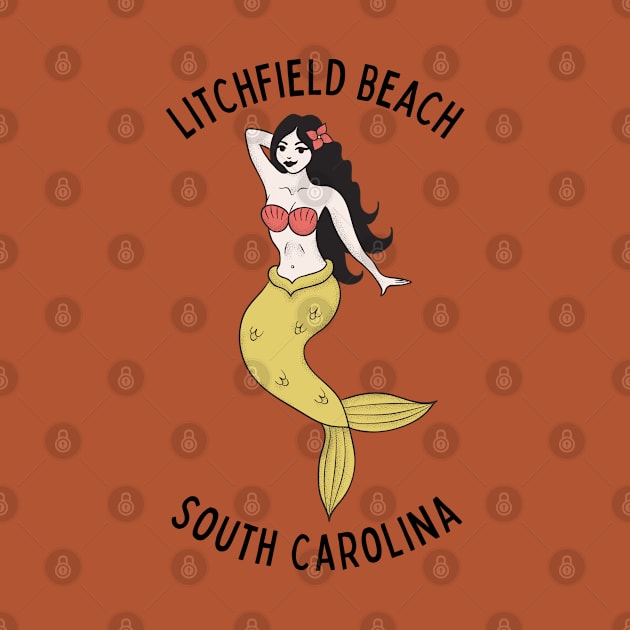 Litchfield Beach South Carolina Mermaid by carolinafound