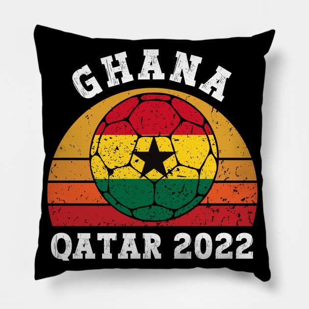 Ghana Football Pillow by footballomatic