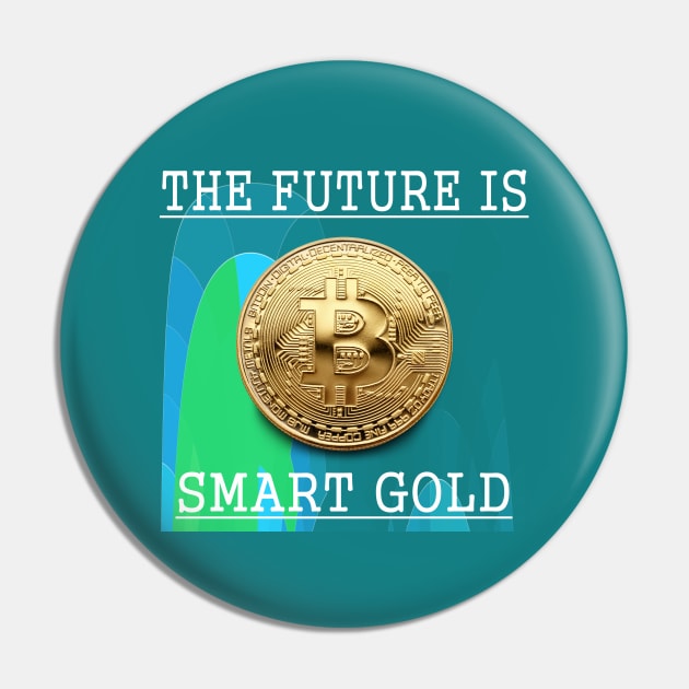 Bitcoin Gold Cryptocurrency Digital Assets Pin by PlanetMonkey