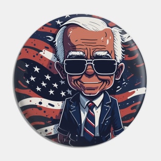 Patriotic President Pin