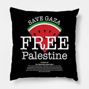 Free Palestine Pillow