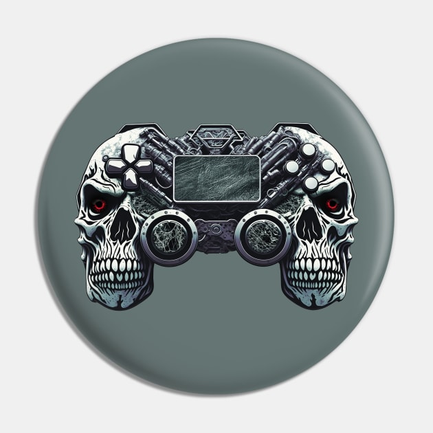 Skull Game Controller Pin by AnAzArt