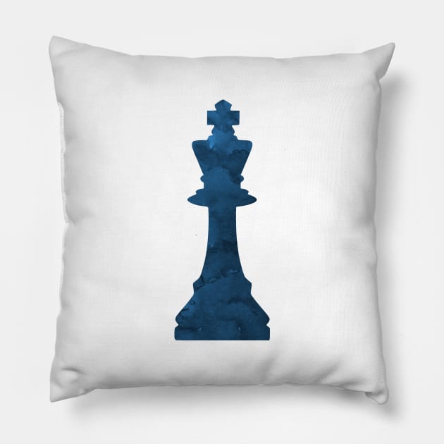 Chess King Pillow by TheJollyMarten