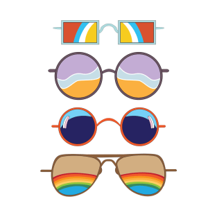 Fun Sunglasses Illustration T-Shirt