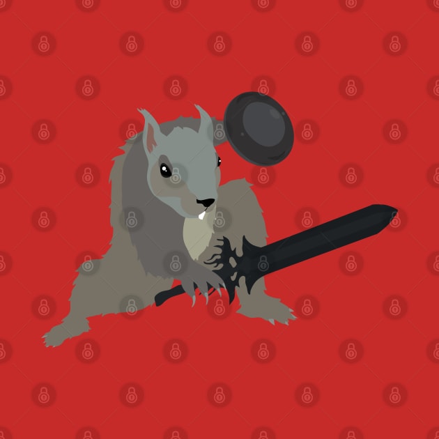 Warrior Squirrel by DigitalCleo