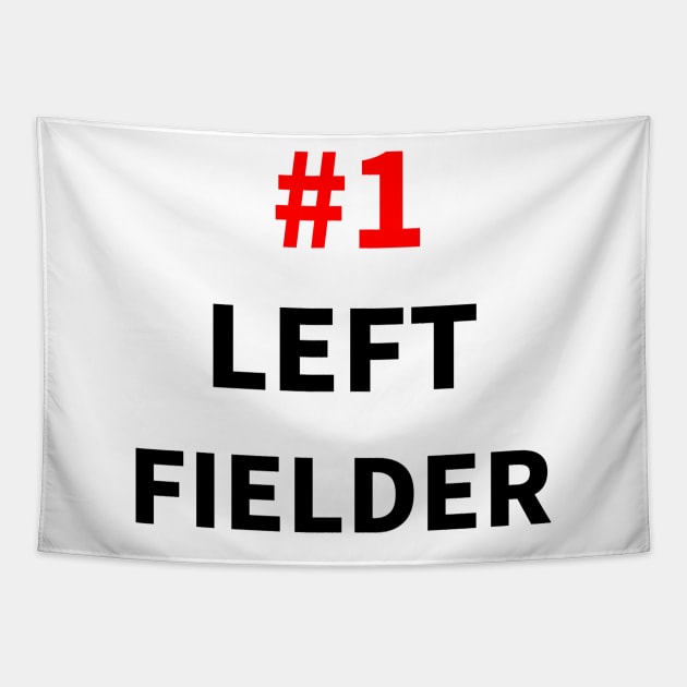 number one left fielder Tapestry by NumberOneEverything