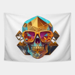 Colorful Skull Tapestry