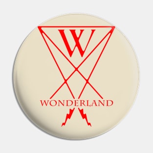 Wonderland Logo - OG Red Pin