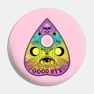 Ouija Planchette Board. All seeing eye Pin