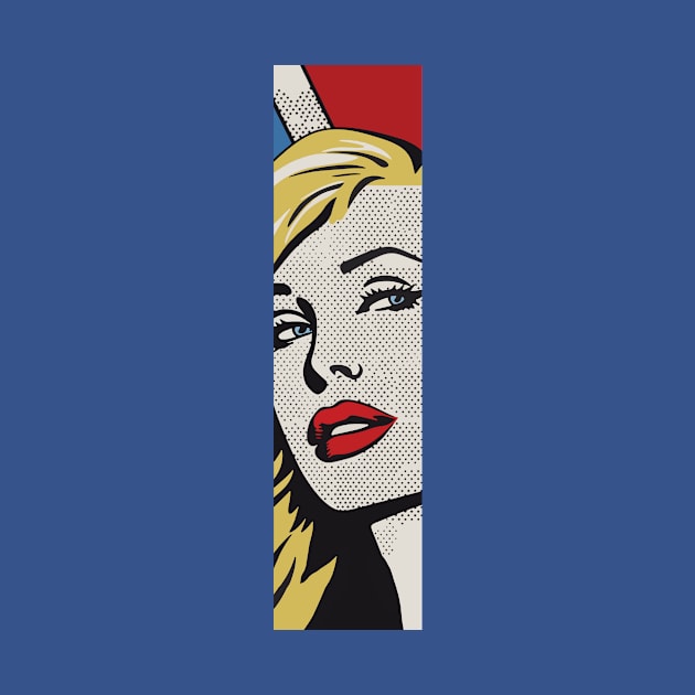 Pop Art American Blonde by Blue Planet Boutique