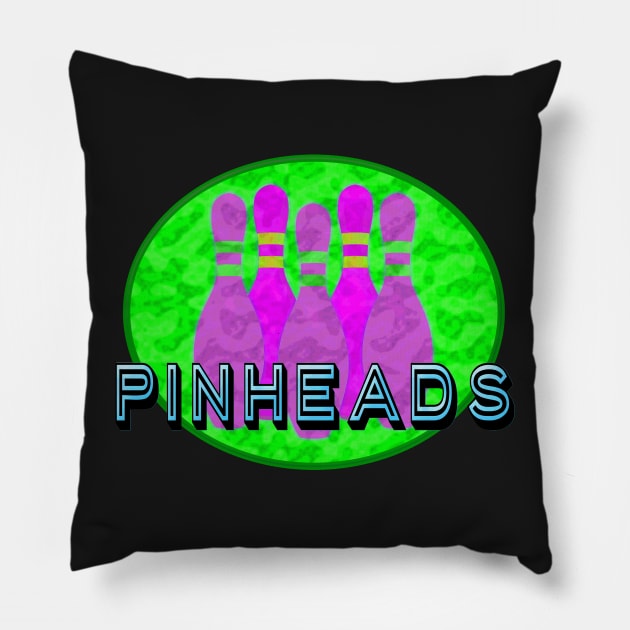 Pinheads Pillow by manic_expression