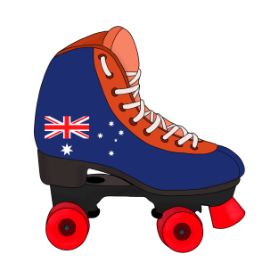 Roller Skating Australia T-Shirt