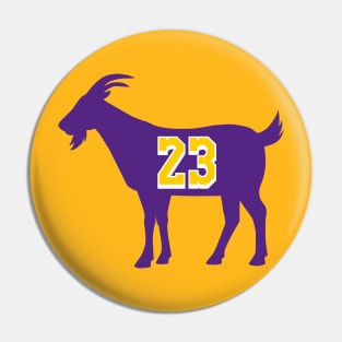 Los Angeles GOAT - number 23 - Purple Pin