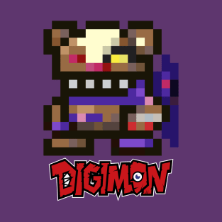 digimon shinmonzaemon pixel T-Shirt