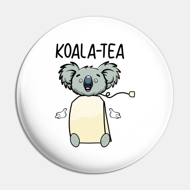 Koala-Tea Pin by Art by Nabes