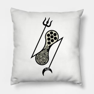 Pictish Power Glyph Symbol Pillow