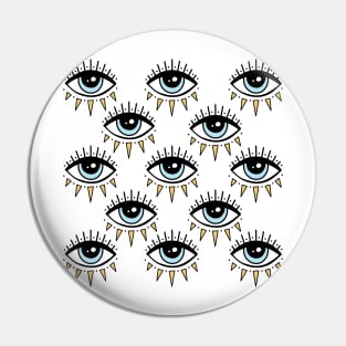 Eyes pattern Pin