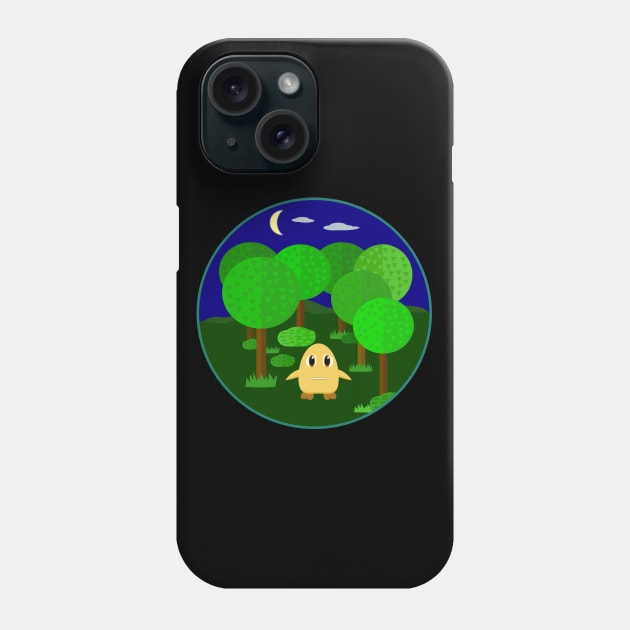 Little Monster Lost in Woods Phone Case by creationoverload