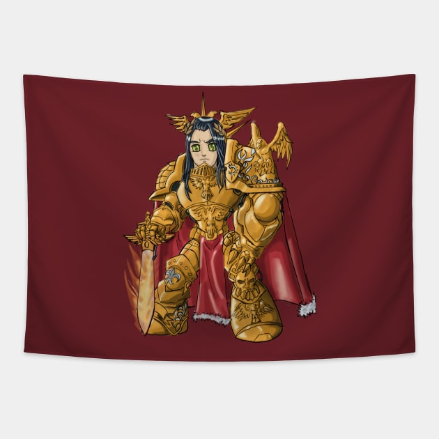 God Emperor Tapestry by Chaeros Arts