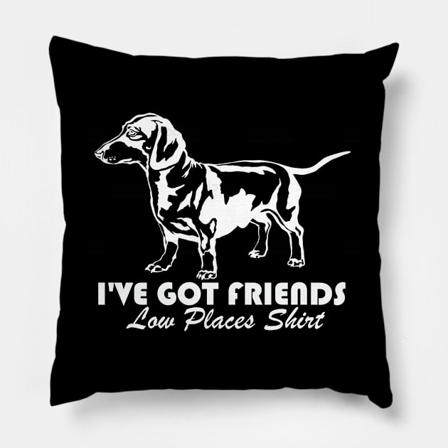 I've Got Friends in Low Places Pillow by EslamMohmmad