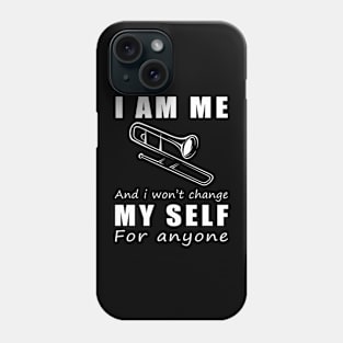Brass and Unapologetic - Trombone Player's Tee! Phone Case