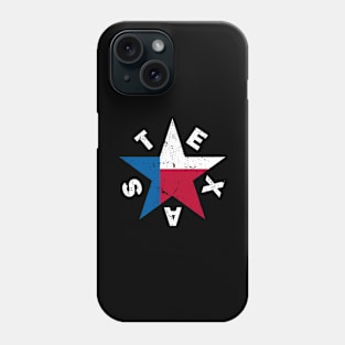 Texas Flag Star Women Men Vintage Pride Texas Phone Case