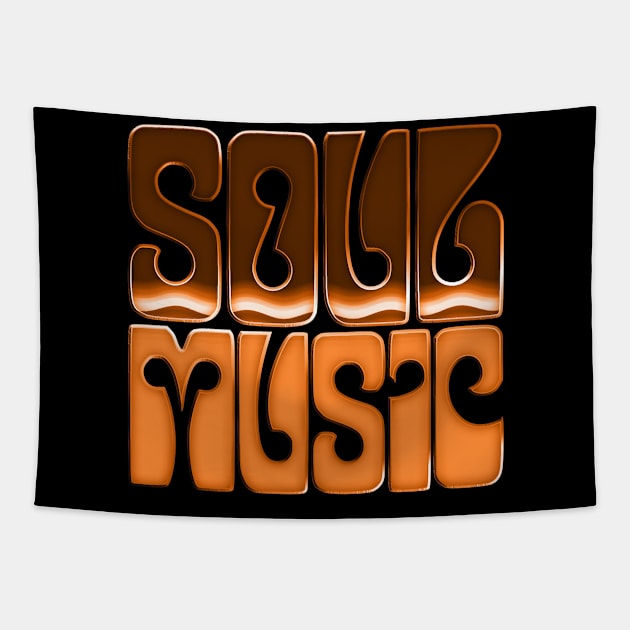 Soul Music --------- Retro Fan Design Tapestry by DankFutura