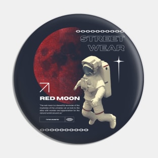 MOON RED Pin