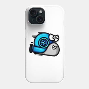 Turbo Snail - Gray/Deep Blue Phone Case