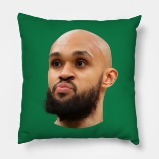 Derrick White Funny Vintage Face Pillow