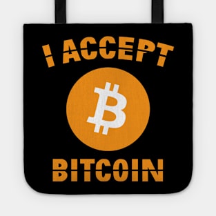 I Accept Bitcoin Tote