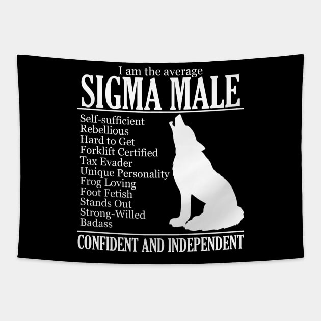 Average Sigma Male Tapestry by giovanniiiii