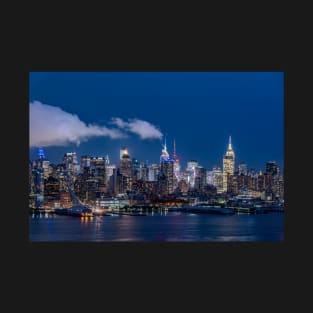 New York Skyline at Night T-Shirt