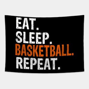 Eat Sleep Basketball Repeat Tapestry