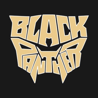 Black Panther Typography T-Shirt