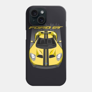 Ford GT-yellow and black Phone Case