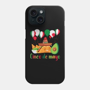 cinco de mayo celebrating for lovers of cinco de mayo 5th day Phone Case